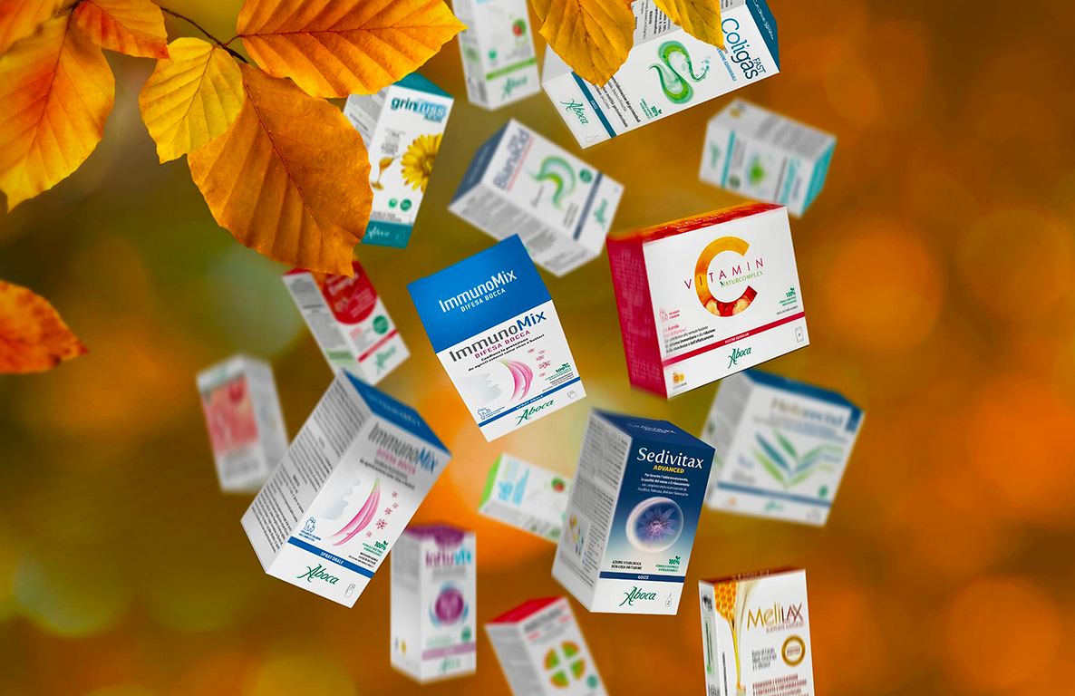 Cascata di prodotti naturali Aboca